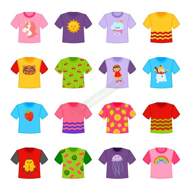 Kids cartoon themed shirts